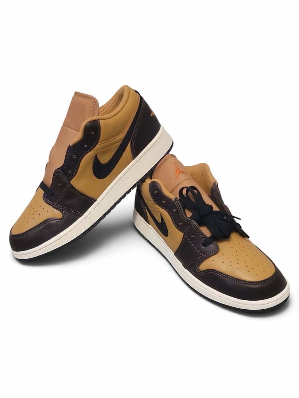 New Nike Air Jordan 1 Low SE 'Flax Baroque Brown HQ3603 201 7 Youth 8.5 Women’s